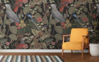 Papel pintado, vinilos, cuarterones: la decoración de moda para el hogar