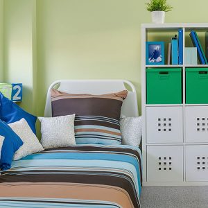 Habitación infantil verde