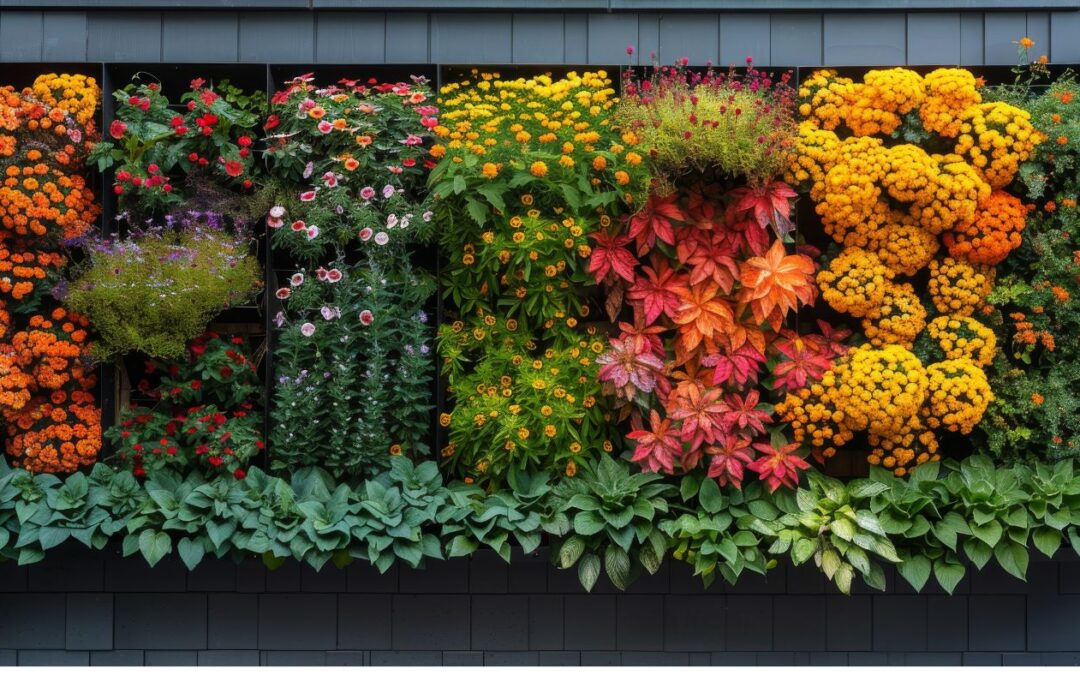 Jardines verticales para balcones pequeños