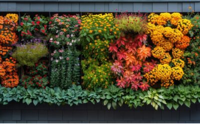 Jardines verticales para balcones pequeños